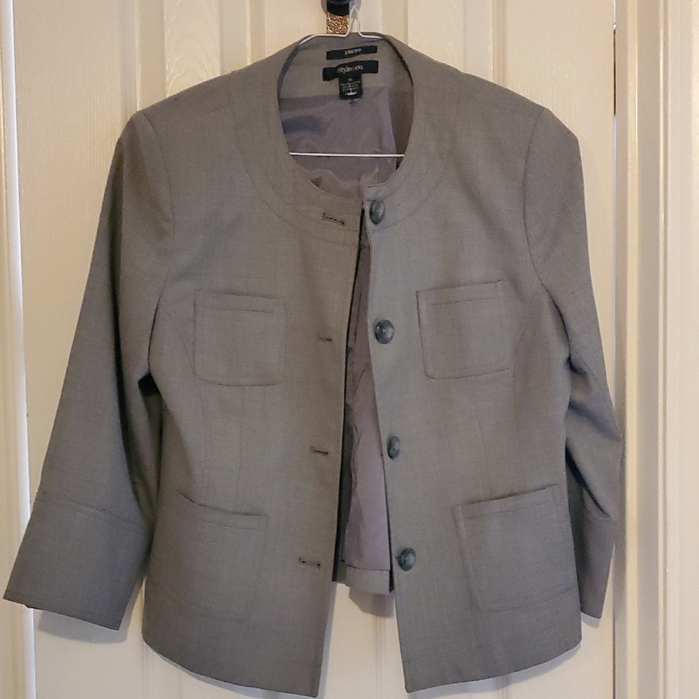 Style & Co. Charcoal Blazer